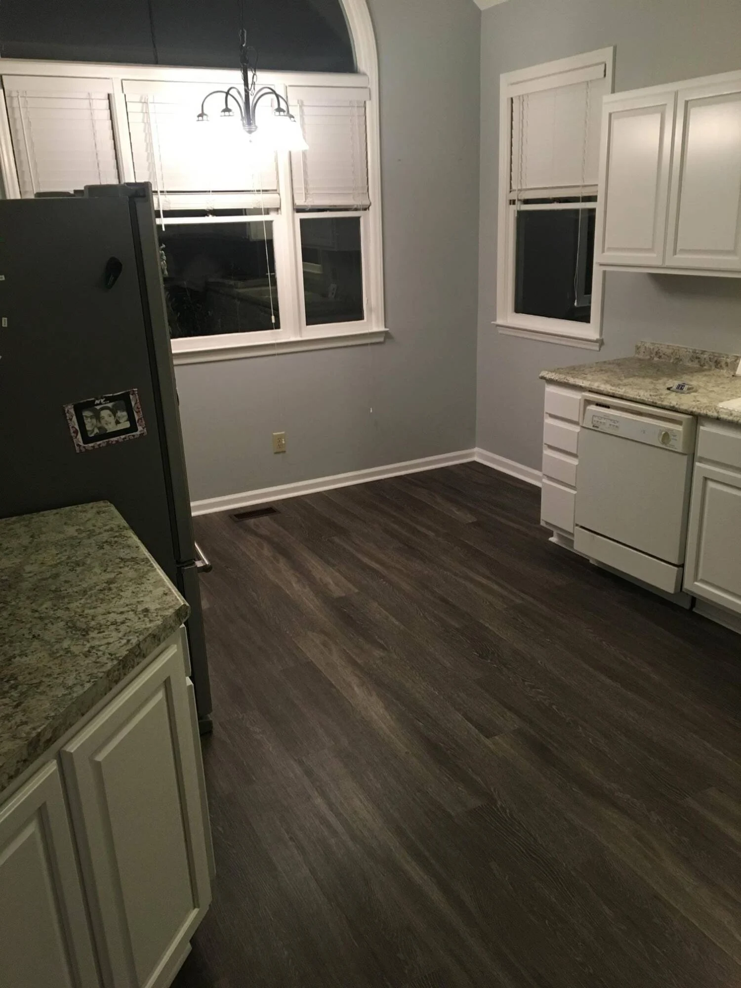 Completed repair after a leaking pipe in Raleigh